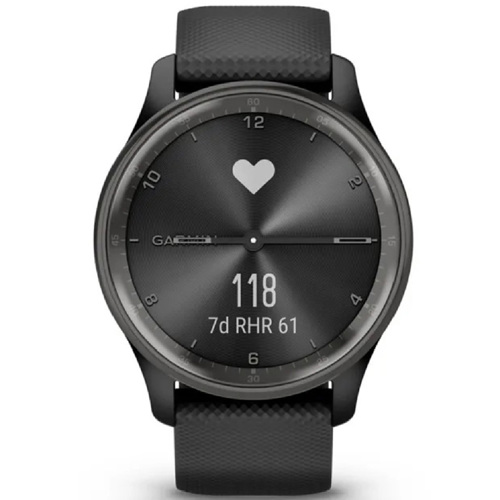 Garmin Vivomove Trend Hybrid Smartwatch with Silicone Band